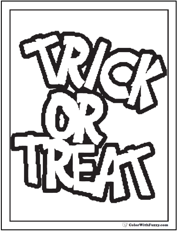 72+ Halloween Printable Coloring Pages: Customizable PDF