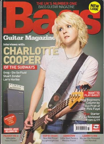 Bass Guitar Magazine UK Issue 37 JULY AUG 2008 Charlotte Cooper of The