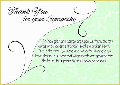  56 free sympathy thank you card templates heritagechristiancollege