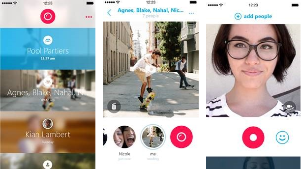 Skype Qik 1.0 for iOS (iPHone screenshot 001)