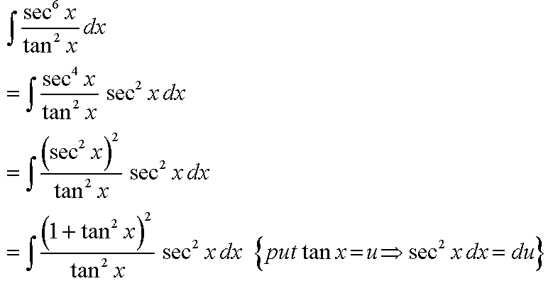 Integral Of Sec 6 X Tan 2 X Dx