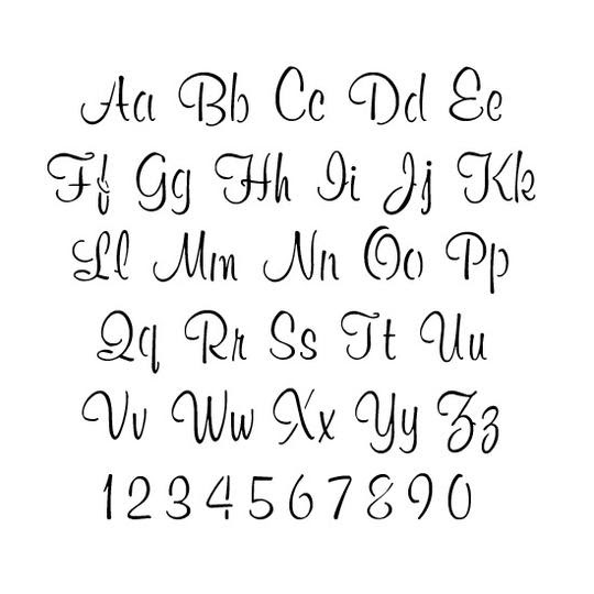 stencils alphabet stencils script lettering stencils stencileasecom