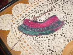 Mohair Slip-Stitch Purse