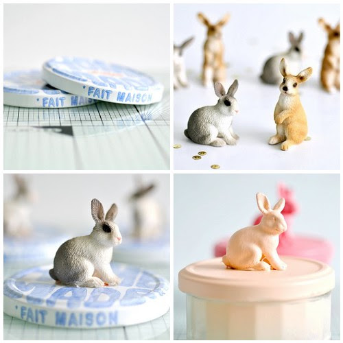 Making bunny jars