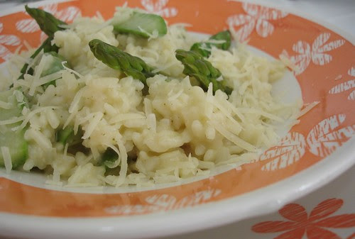 Asparagus risotto