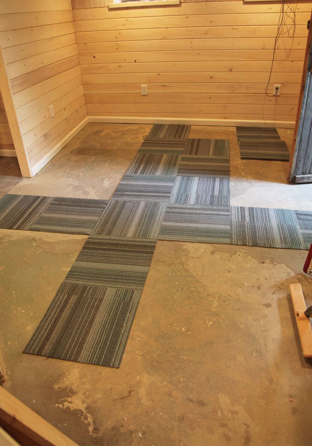 Our Basement Part 40: Installing Carpet Tile | Stately Kitsch