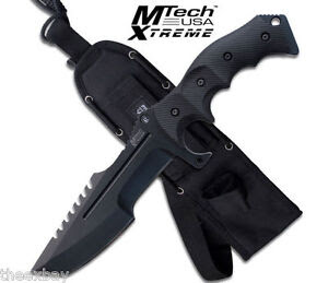 11quot; MTech Xtreme Tactical Combat Hunting Knife Survival Military Blade 