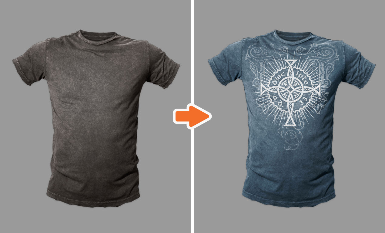Download 14 Photoshop T-Shirt Template Mockup Images - T-Shirt ...