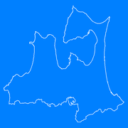 青森県 地図 白地図 データ 無料ダウンロード