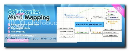 Mindmeister homepage