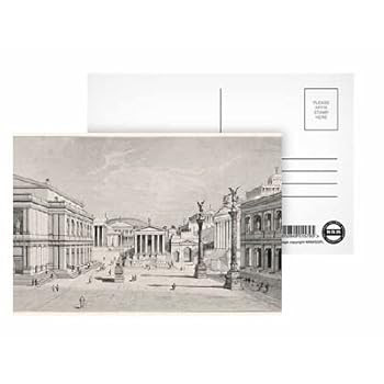 Art247 - 'Reconstruction of the Roman Forum, Rome,.. - Carte postale (paquet de 8) - 15,2 x 10,2 cm - Qualité supérieure - Dimensions standards Art247 - 'Reconstruction of the Roman Forum, Rome,.. - Carte postale (paquet de 8) - 15,2 x 10,2 cm - Qualité supérieure - Dimensions standards