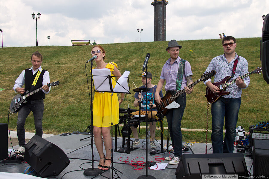 Выступление группы Патефон на Дне города в Саранске (2013)