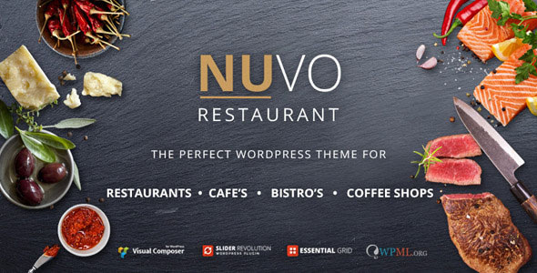 NUVO v4.5 - Restaurant, Cafe & Bistro WordPress Theme