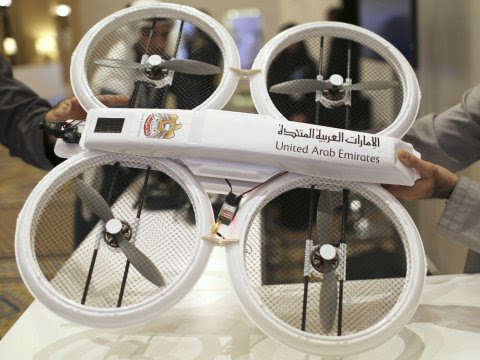 dubai drone الإمارات تستخدم طائرات بدون طيار لتوصيل خدماتها للمواطنين