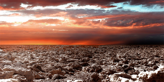 landscape with wide angle lens