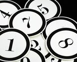 Jumbo Black Number Tags
