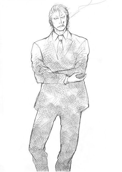 クロスハッチングなどを はみだし画廊