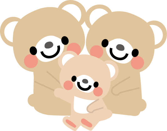 かわいいイラスト クマ２ 無料イラスト フリー素材