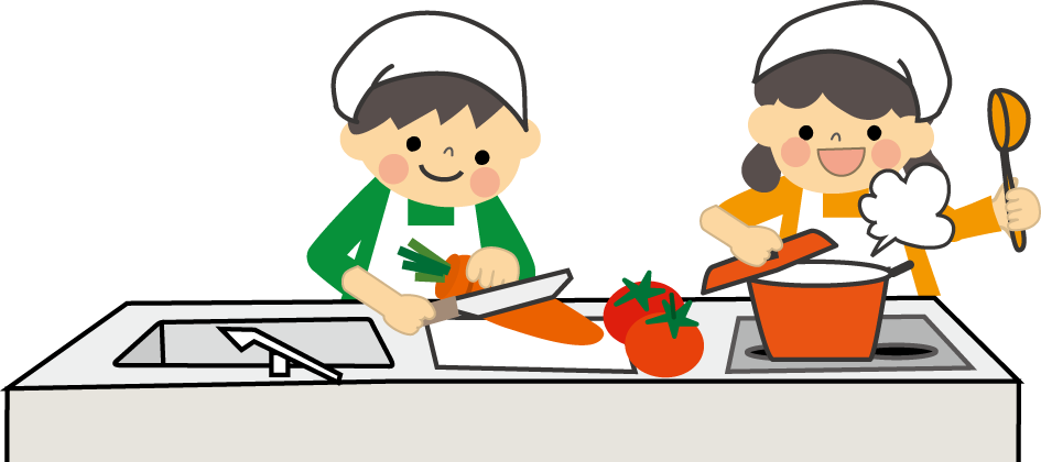 料理 お手伝いのイラスト 挿絵 無料イラスト フリー素材