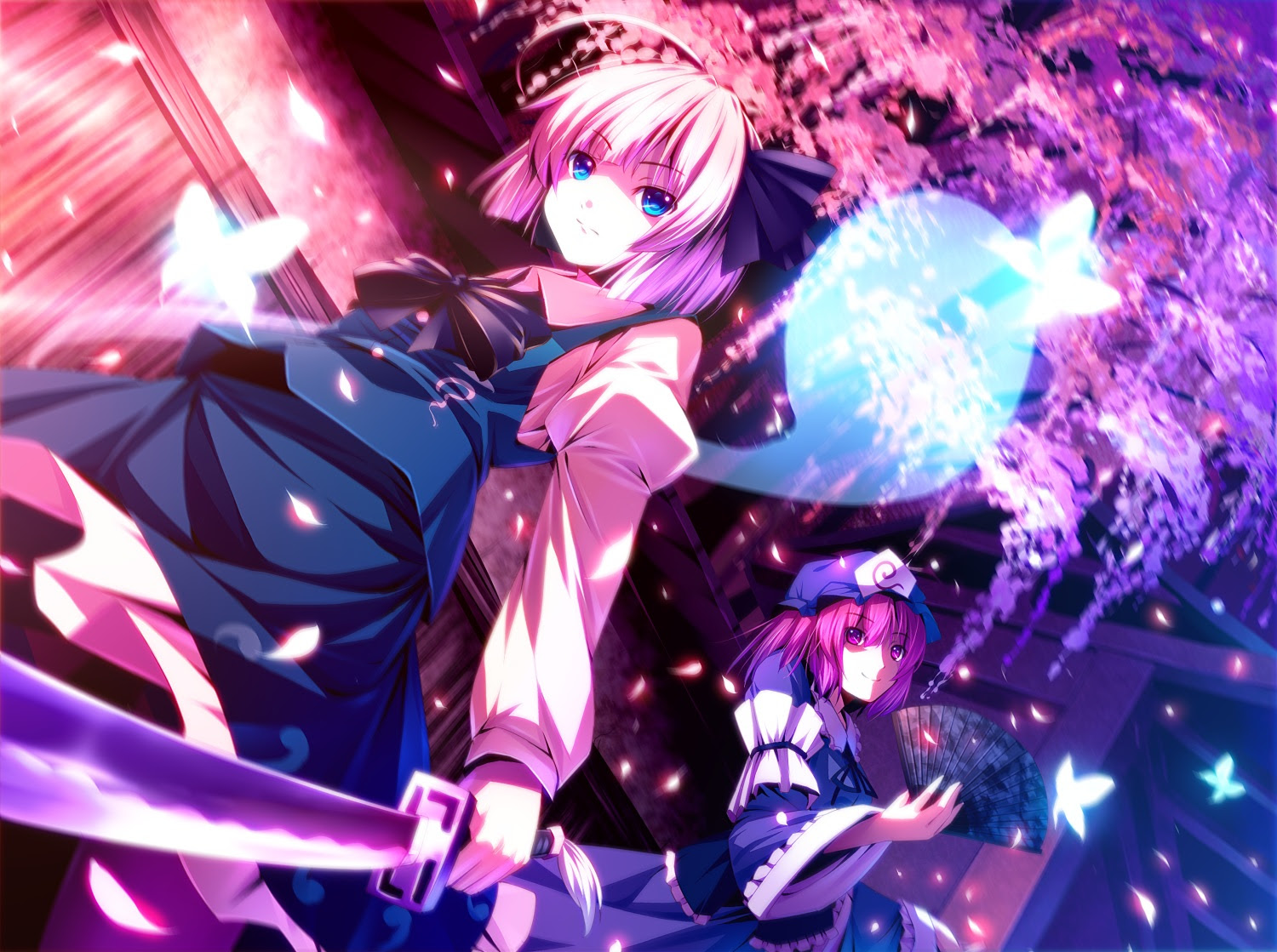 東方彷徨記 東方壁紙 幽々子 妖夢