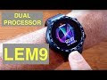 LEMFO LEM9 4G Android 7.1.1 IP67 Waterproof Dual Processor Smartwatch:
Unboxing and 1st Look
