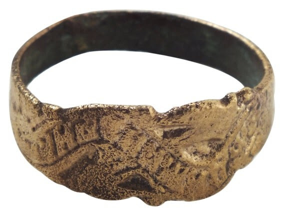Antique Victorian Men's Wedding Ring C.1860-1880