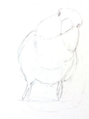 小鳥の描き方 その２ ことりのアトリエ アートユニット永久保存
