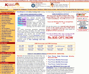 Kamalkapoor.com: Free Astrology, free horoscope, indian astrology ...