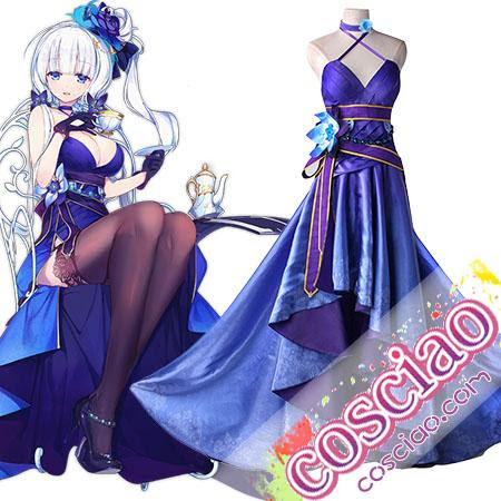 アズレン イラストリアス 終わらないお茶会 コスプレ衣装 通販 ドレス 高品質 仮装衣装