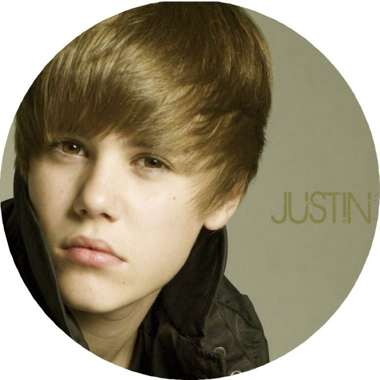 justin bieber cake pictures. Justin Bieber Edible Photo Cup
