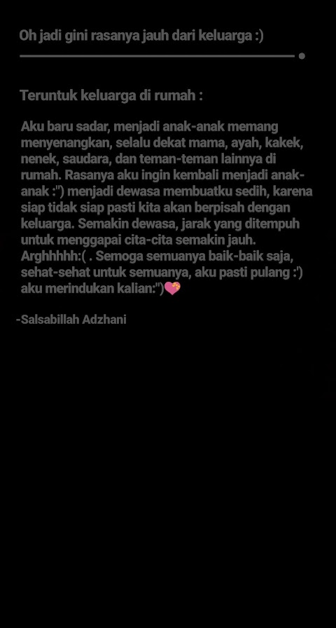 kata kata sedih ingin kembali ke masa kecil
