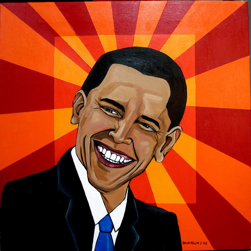 Barack Obama by Dana Ellyn