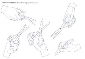手のイラスト資料集 Hand Reference Hato King
