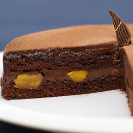 京橋千疋屋 チョコレートケーキ 老舗千疋屋の果物とチョコレートの味わいが楽しめるオリジナルチョコレートケーキ