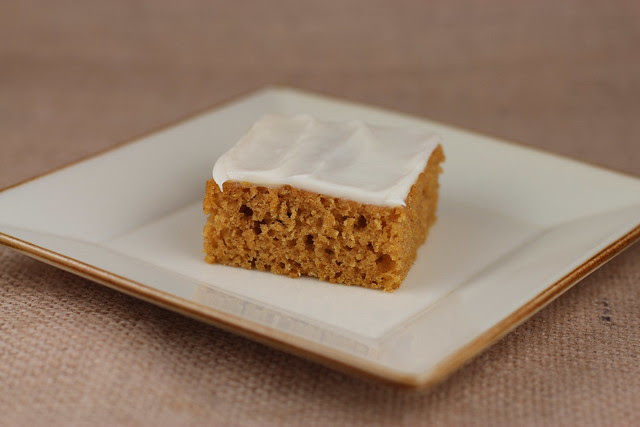 Pumpkin Sheet Cake with Cream Cheese Frosting