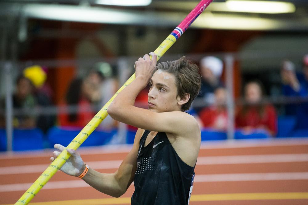 DyeStat.com - News - Armand Duplantis Clears 18-9.25 at LSU