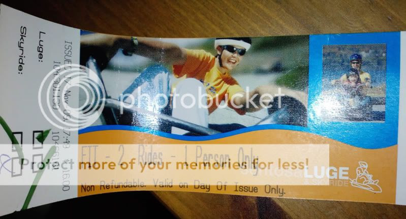 Ticket to Luge and Skyride