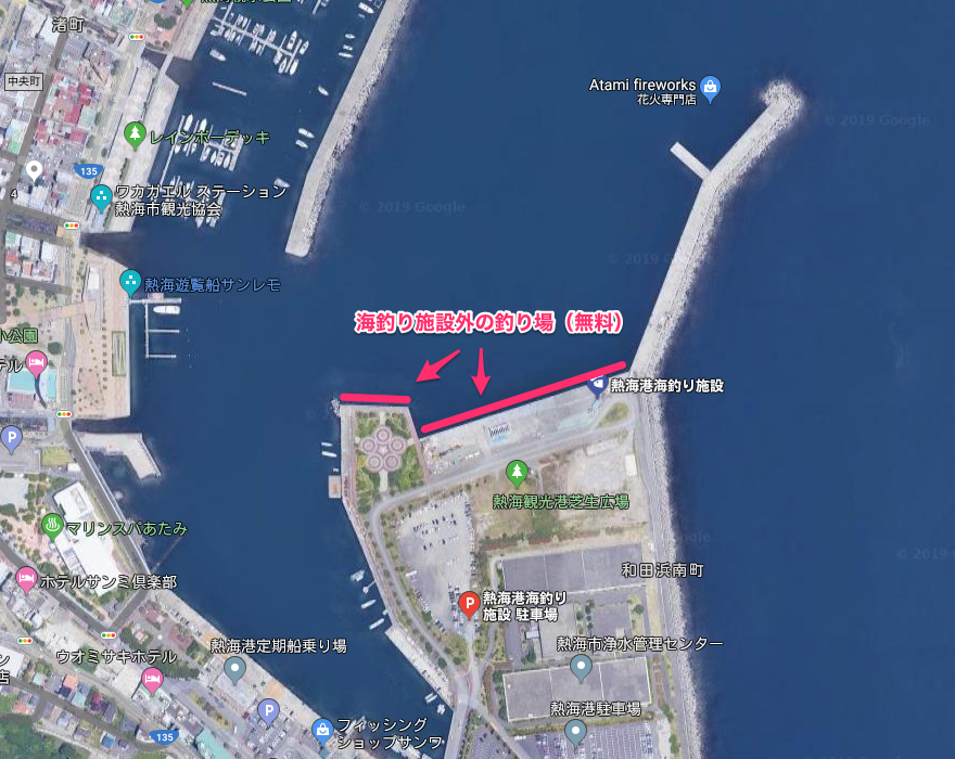もう熱海に来ても釣り場に迷わない 熱海で釣りができる場所や釣れる魚などをご紹介します 投げ釣り好きのアウトドア日記 Throw Life Fishing