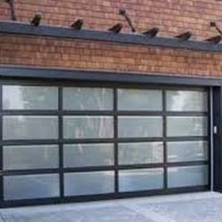 Smokey garage door