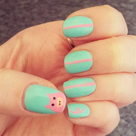 piglet nail art stamp nail art