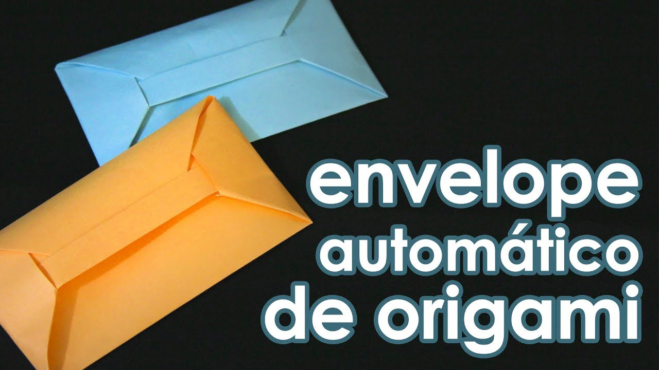 Envelope automático de origami - YouTube