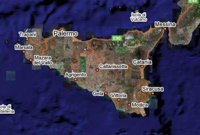 Mostrami La Cartina Della Sicilia