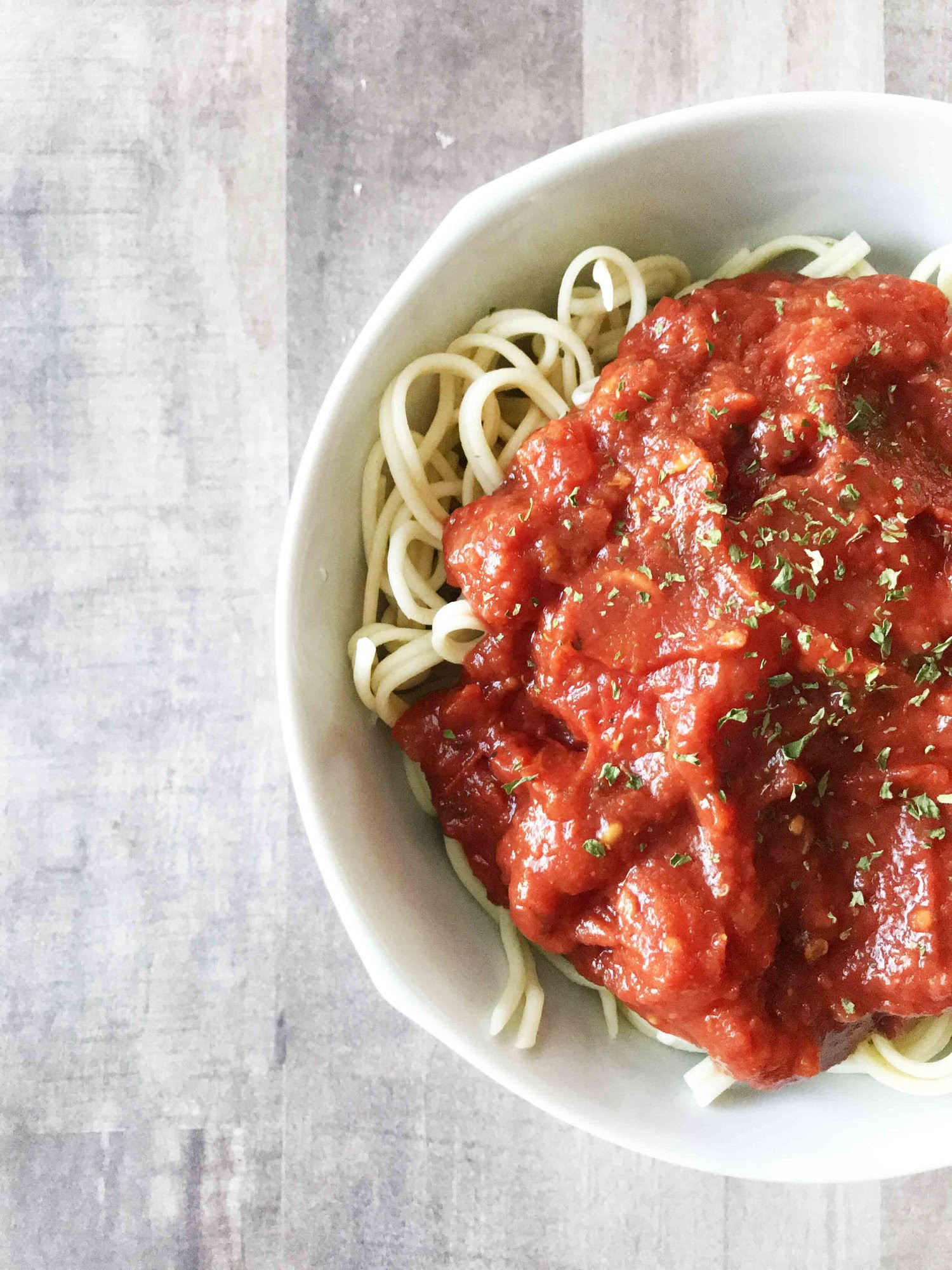 Healthy Easy Kid Friendly Spaghetti Sauce The Skinny Fork