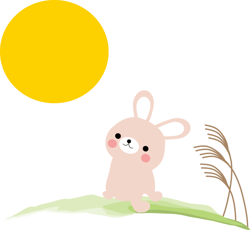 お月見のイラスト 秋の無料イラスト フリー素材