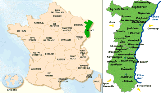 la alsacia mapa Ruta navideña por los pueblos más bonitos de la Alsacia | My Guia 