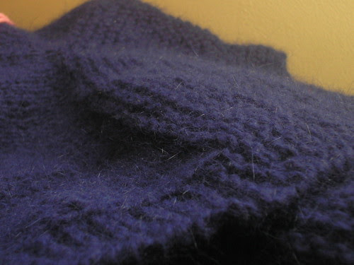 My garter yoke cardigan