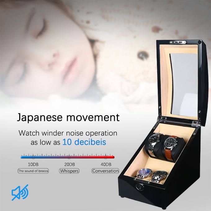 [Buying] Watch Winder Shaker Box Case Storage Display Automatic Wooden Single Motor 4 Slots Watch Winder Rotation Organizer Holder Piano