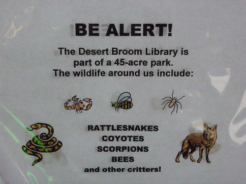 Wildlife alert -  Desert Broom Library