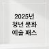 2025년 청년문화예술패스: 지원 대상, 신청 방법, 15만원 활용법 완벽 정리