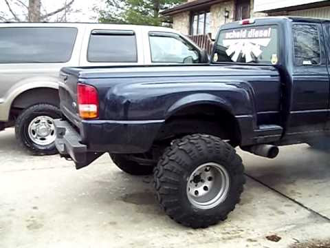 inch body ford 1 ranger lift Ford   Ranger powered YouTube Cummins 4bt